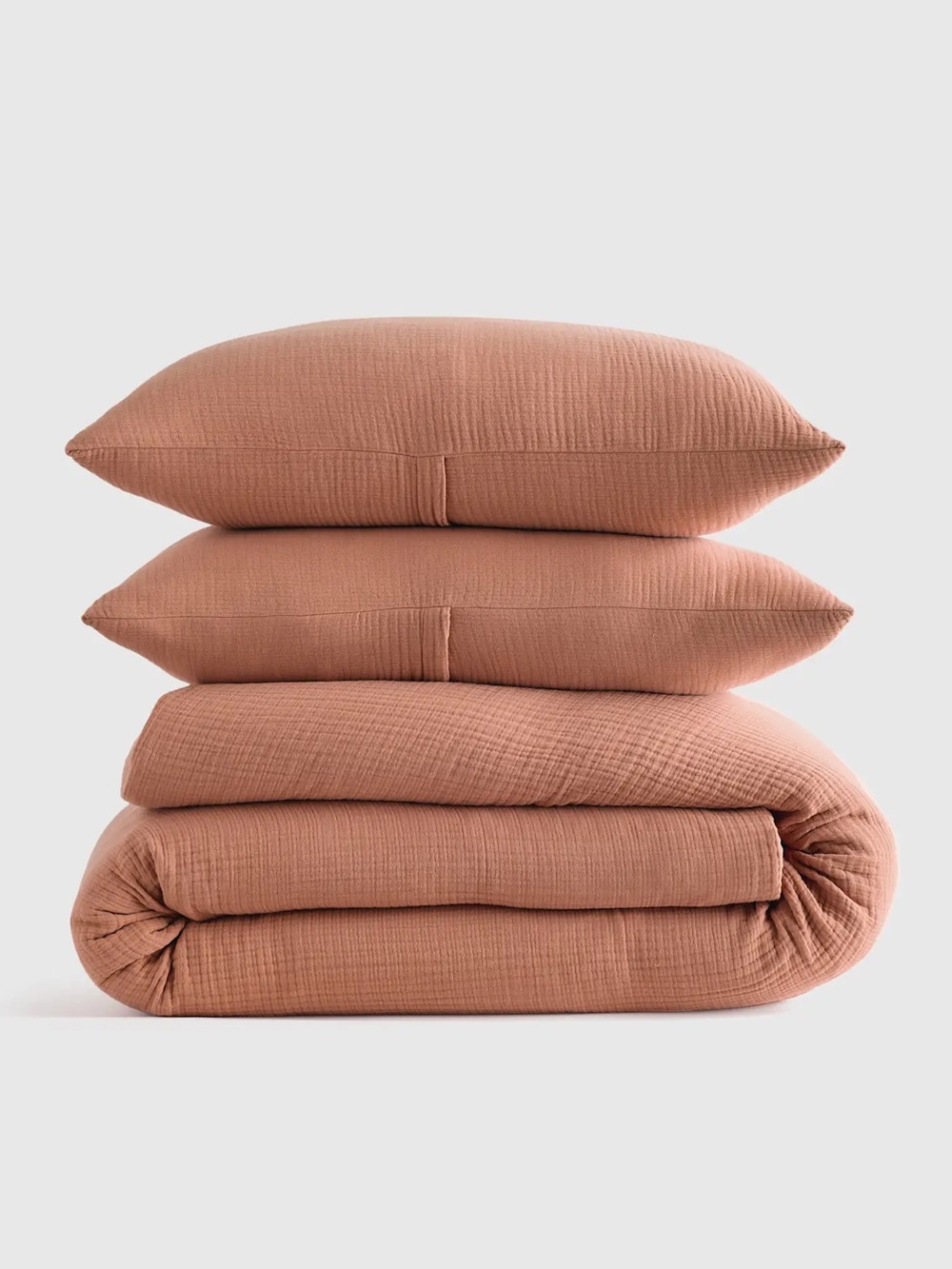 Quince Organic Cotton Gauze Duvet Cover Set King Sedona